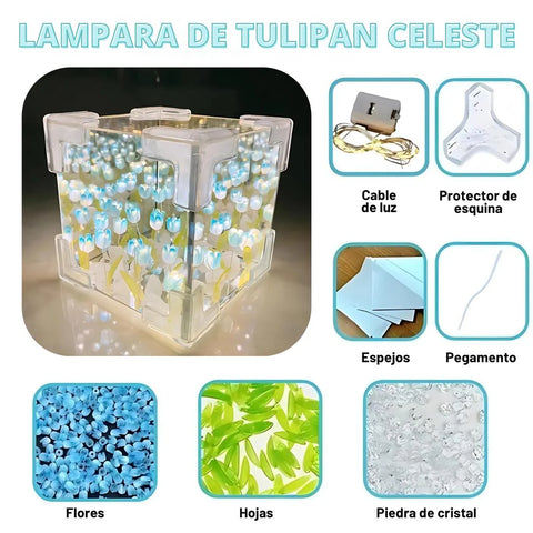 Image of LAMPARA MÁGICA DE TULIPANES