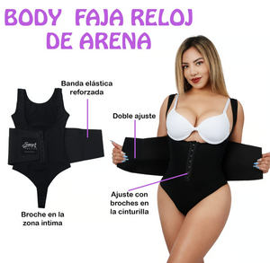 FAJA BODY RELOJ DE ARENA BEIGE